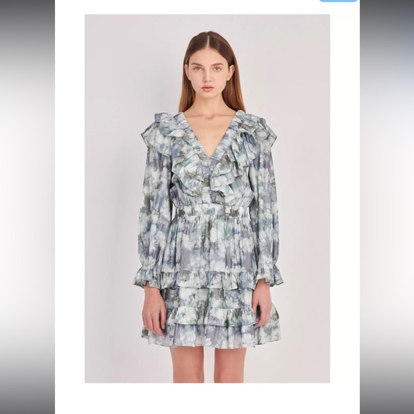 NWT English Factory Ruffle Dress - Picture 1 of 3